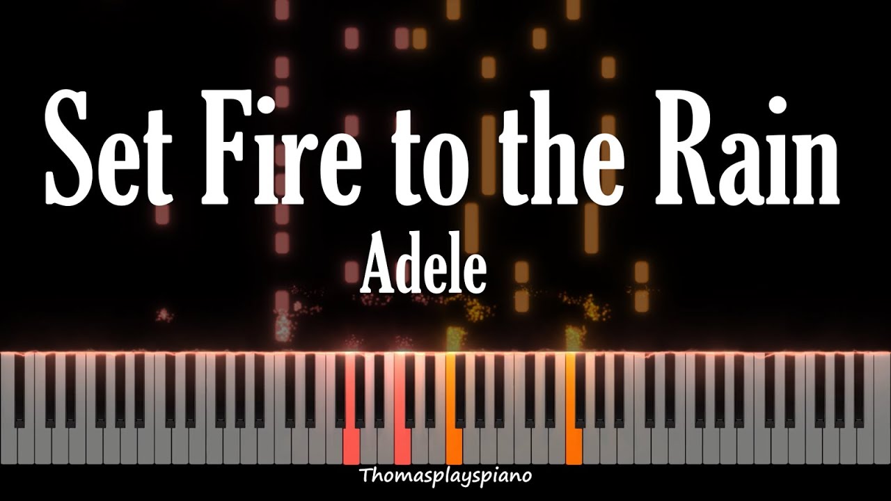 Set Fire to the Rain - Adele | Piano Tutorial