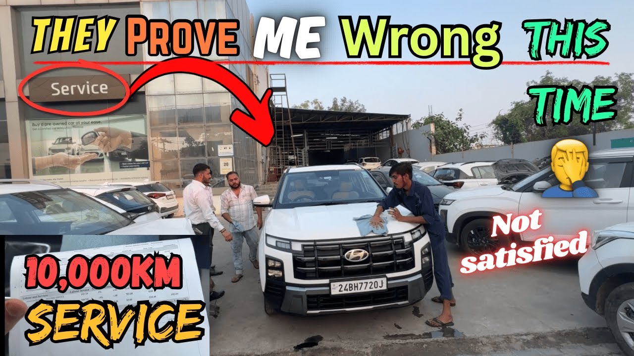 बहम मत पालो ❌Hyundai Creta Petrol  2nd Service 🧾||Worst Day Of My Life 😩