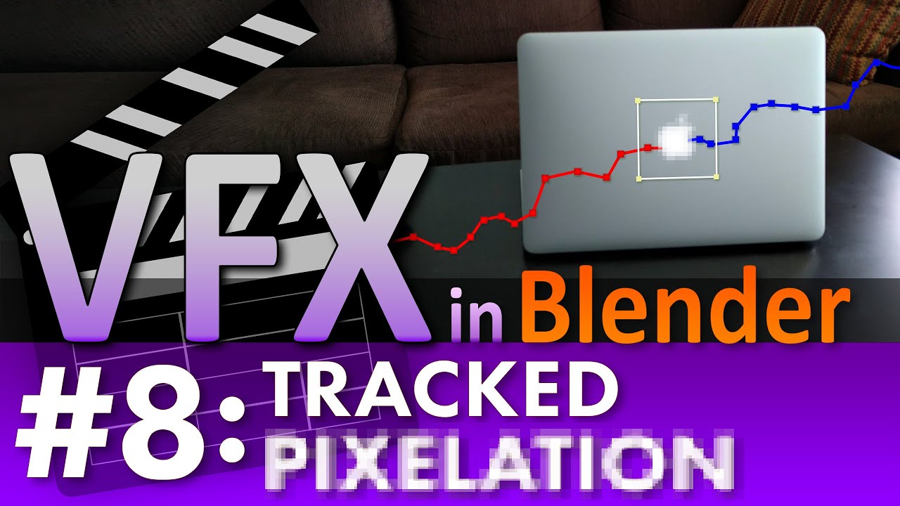 Blender VFX Tutorial #8: Tracked Pixelation #b3d