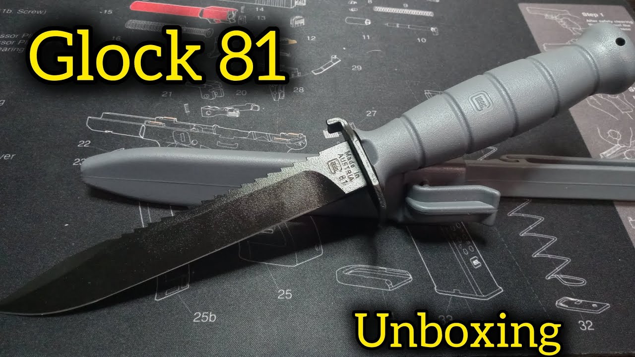 Glock 81 field knife unboxing #glock