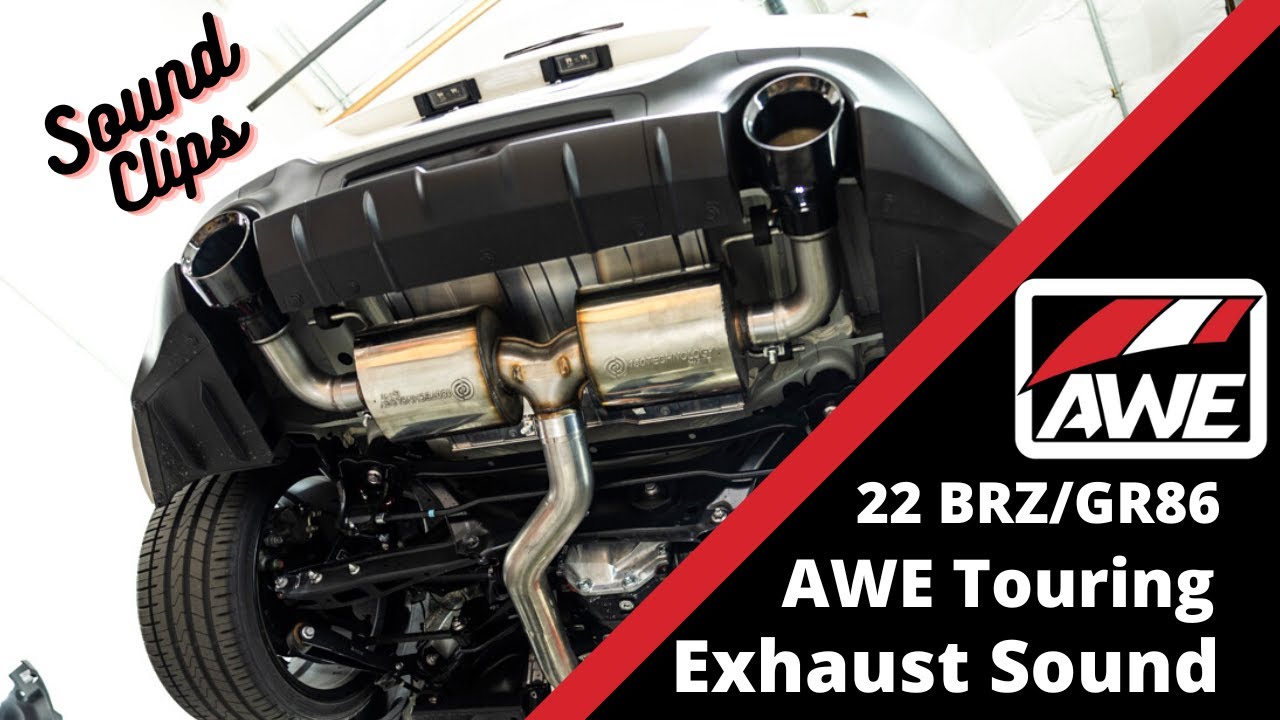 AWE Touring Edition 22 BRZ/GR86 Catback Exhaust - So deep!