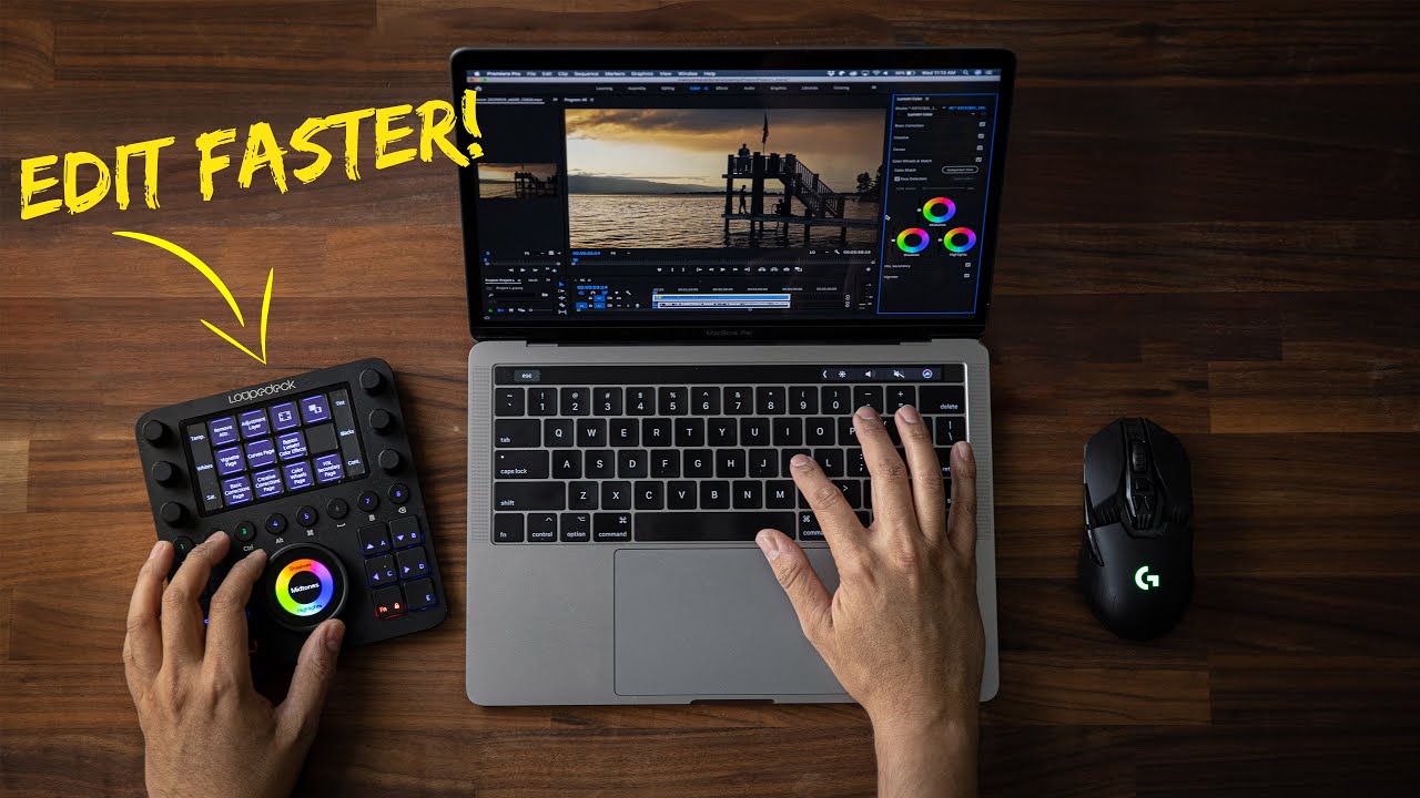 Color Grade and EDIT FASTER W/ Loupedeck CT in Adobe Premiere Pro
