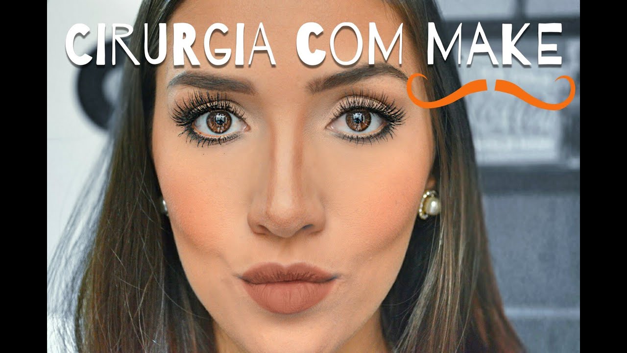 NARIZ FININHO COM MAQUIAGEM - CONTORNO