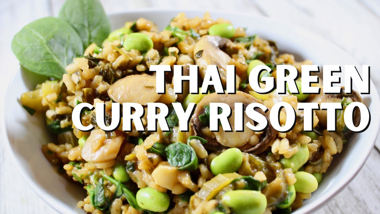 Instant Pot Thai Green Curry Risotto
