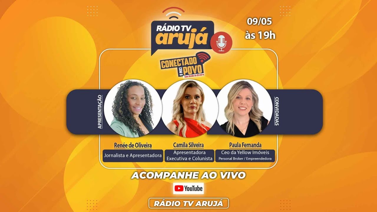 Podcast RádioTV Arujá - com Camila Silveira e Paula Fernanda - Renée de Oliveira
