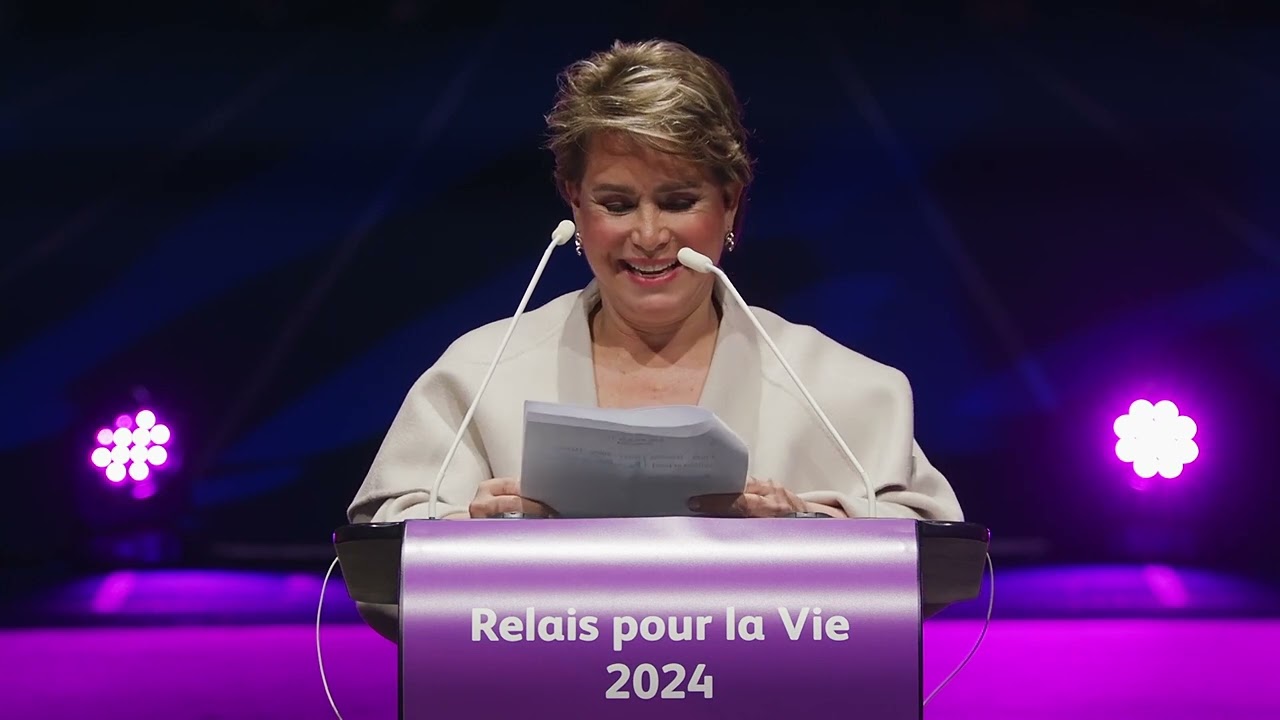 S.A.R. la Grande-Duchesse Maria Teresa lors du Relais pour la Vie 2024