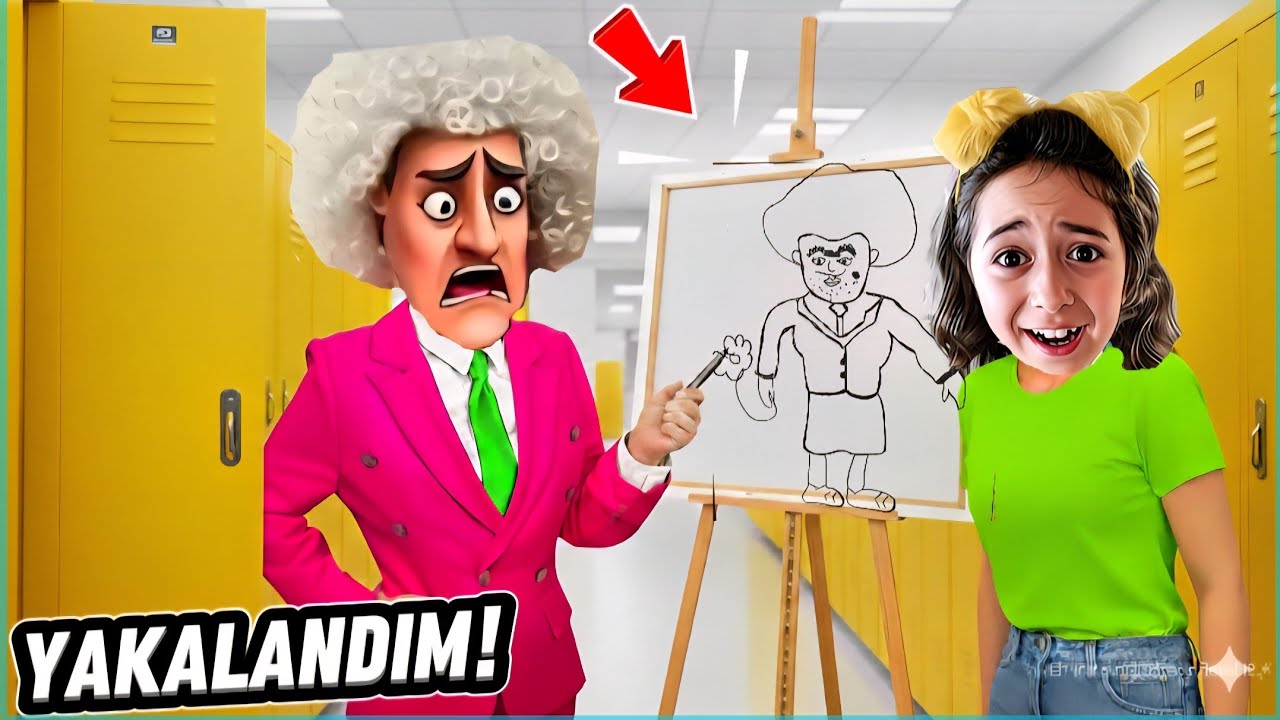 GERÇEK HAYATTA SCARY TEACHER KORKUNÇ ÖĞRETMENE BÜYÜK ŞAKA ÇOK SİNİRLENDİ ESMA KAÇ ‼️