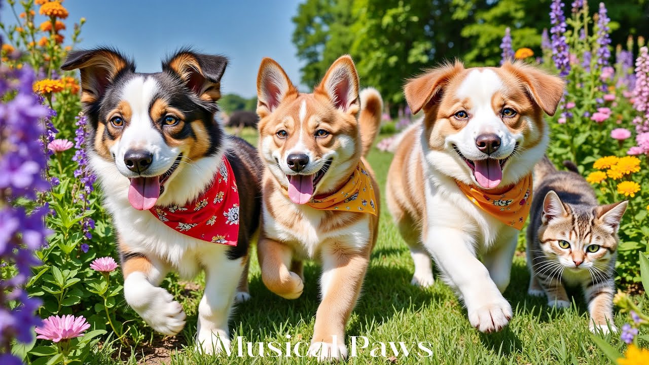 12 Hours of Pet TV for Dogs & Cats 🐾 Gentle Anti-Stress Music to Keep Pets Calm & Emotional Safety 🐶