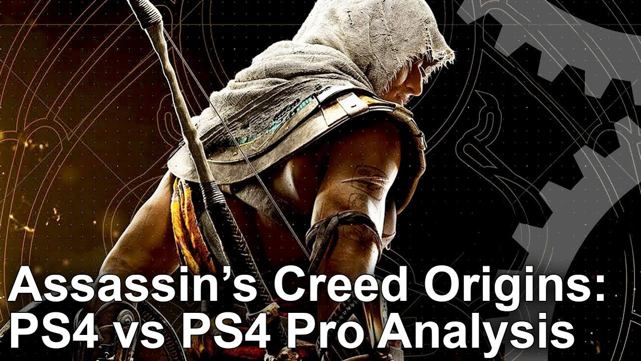 [4K] Assassin's Creed Origins: PS4/ PS4 Pro Graphics Comparison + Frame-Rate Test