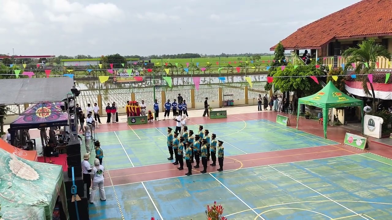 Pasukan Junior Paskibra SMP Pui Haurgeulis A - Lkbb Global 10 SMAN 1 ANJATAN Se-Indonesia