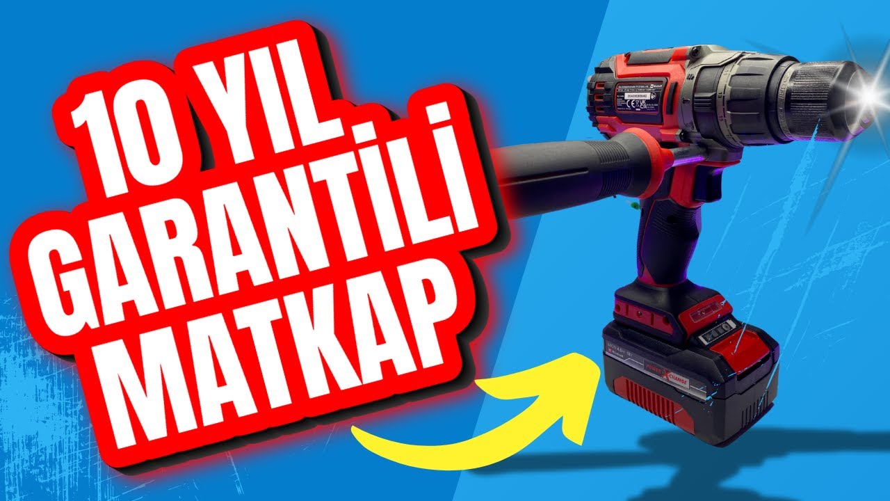 10 Yıl Garantili! Einhell TP-CD 18/60 Li-i BL - Solo (Çok Güçlü)  #Einhell #Matkap #reklam