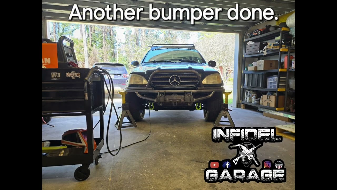 Mercedes W163 Custom Built Winch Bumpers