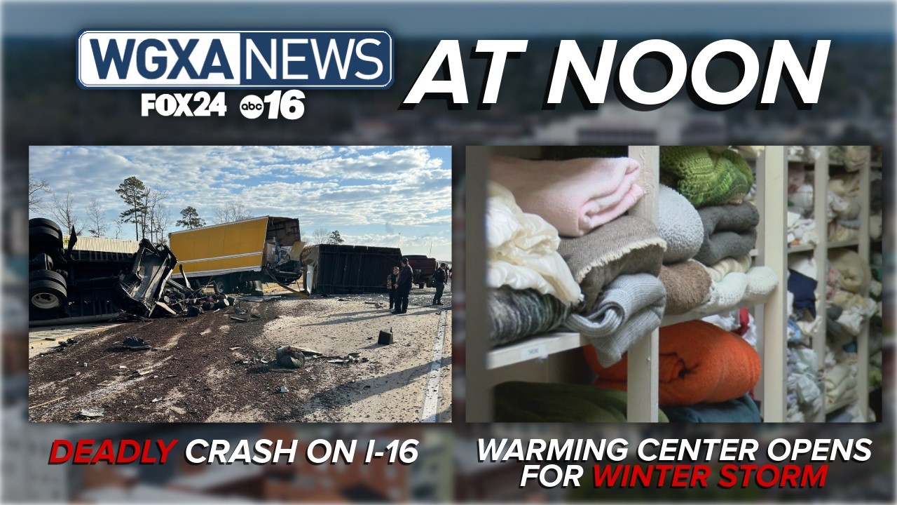 Fatal I-16 crash leaves 1 dead, 2 injured; Macon warming centers open for winter storm