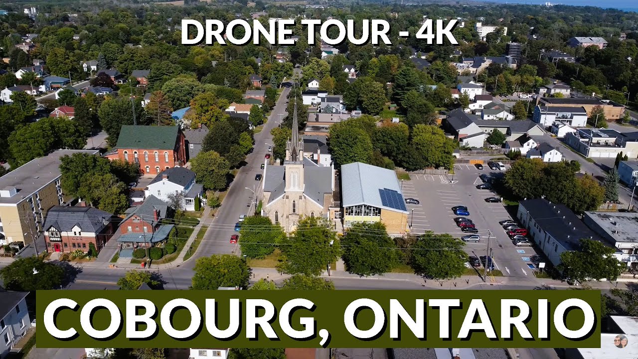 Cobourg, Ontario from Above! 🚁 Stunning 4K Drone Tour 🌟