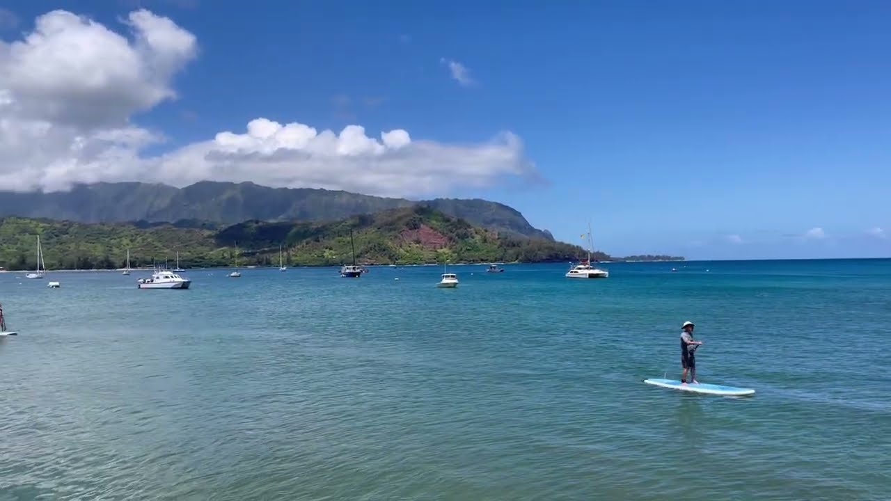 Hanalei Beach Park/Black Pot Beach, Kauai, Hawaii