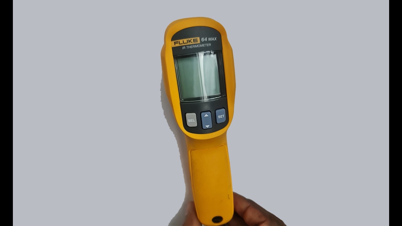 How to use fluke 64 max IR thermometer