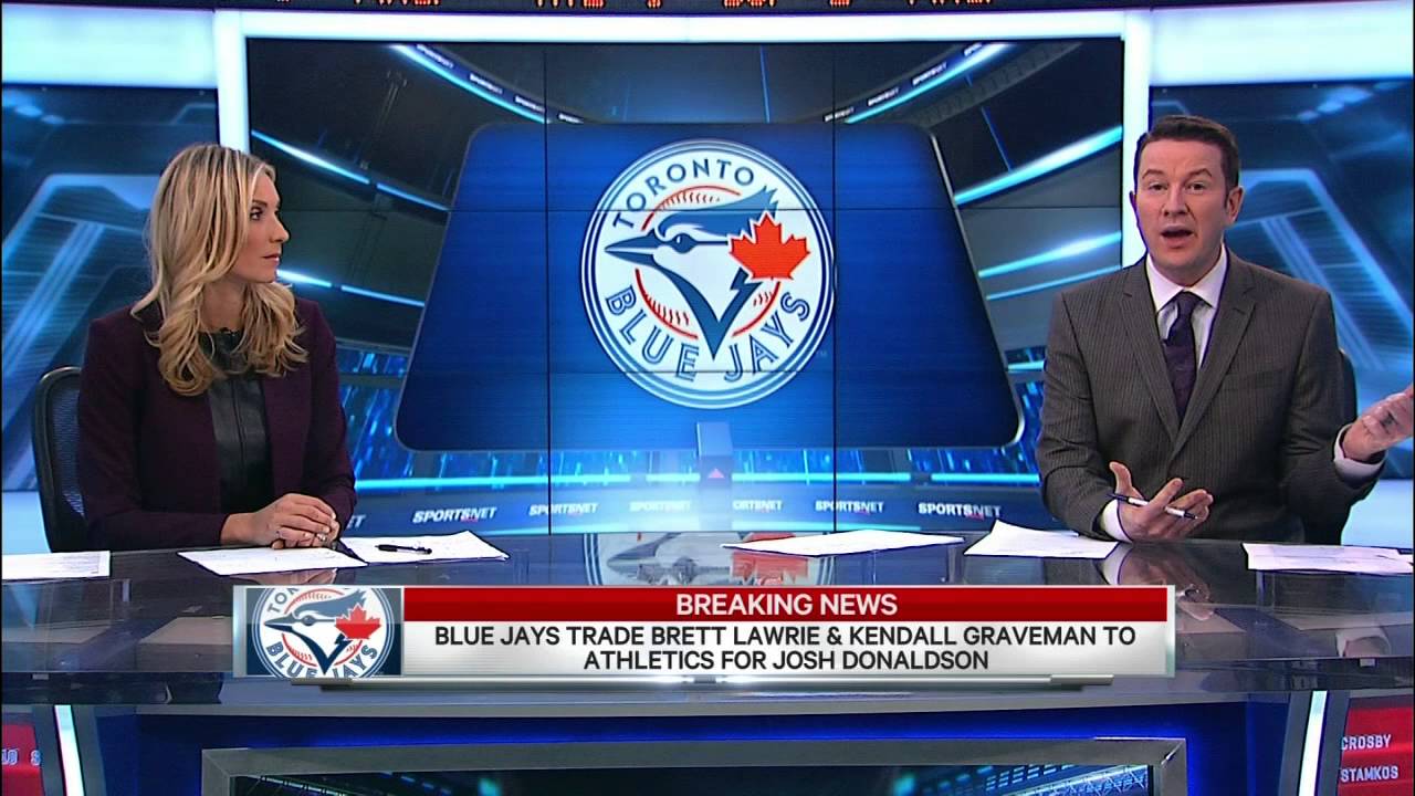 Blue Jays trade Lawrie, get Donaldson from A's