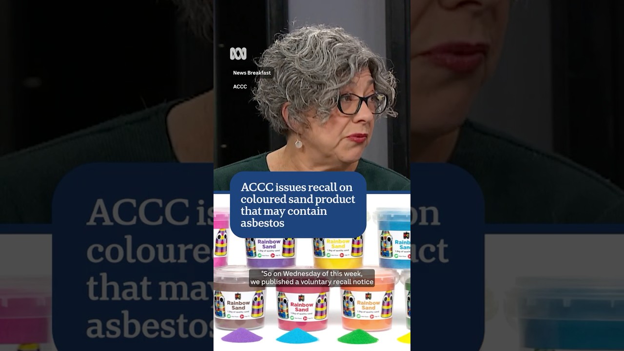 ACCC issues recall on coloured sand product that may contain asbestos | ABC NEWS