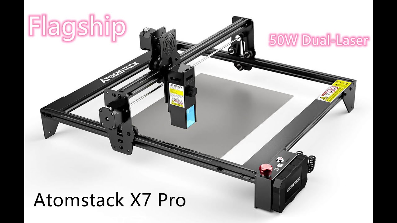 Atomstack X7 Pro 50W Flagship Dual-Laser Cutter & Engraving Machine