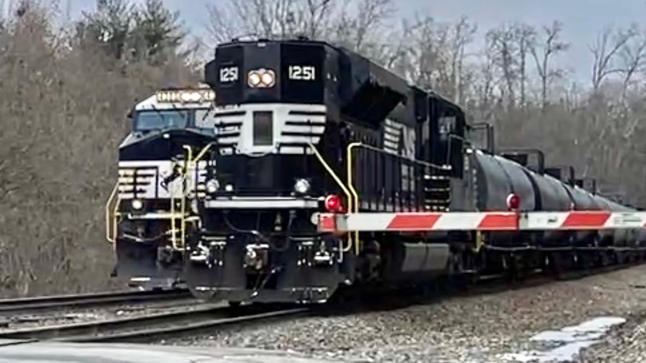 Train Passes On Hill & This Happens!  Luck, Steel Coils, Trains With DPUs & 1+% Slope