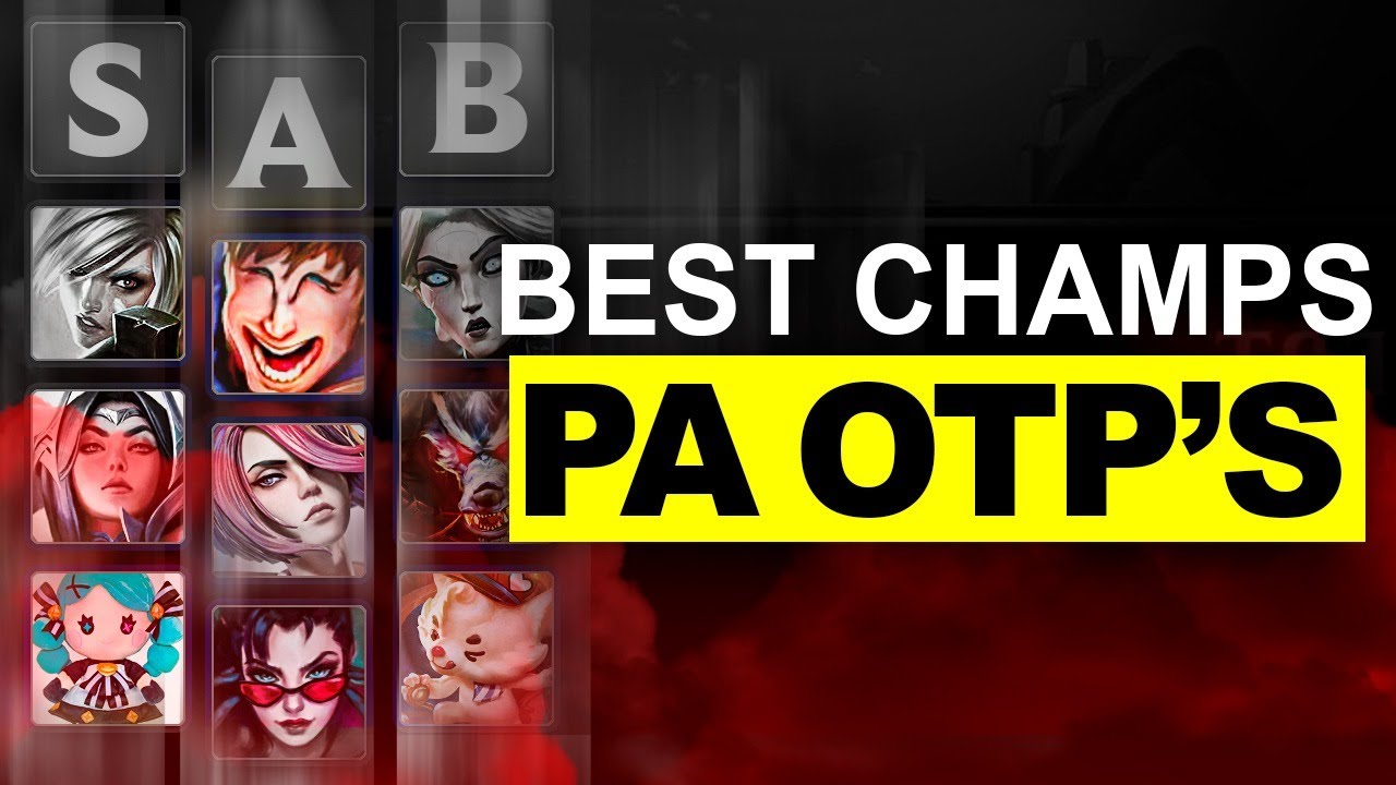 TIER LIST los MEJORES campeones PARA SER OTP