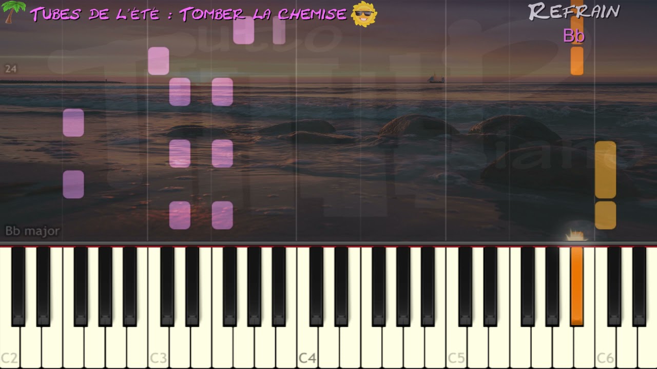 Zebda - Tomber la chemise (Piano facile)