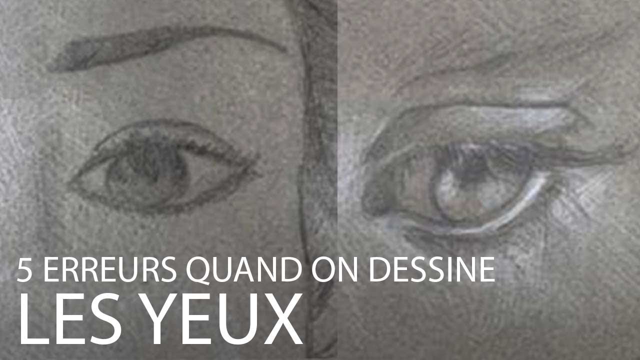 Comment DESSINER des YEUX ? (5 erreurs que vous faites probablement)