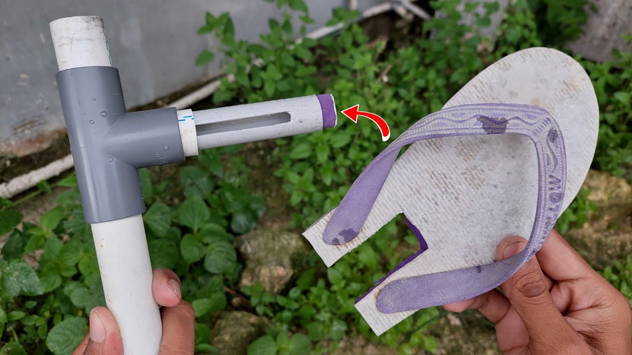 CARA MEMBUAT KRAN AIR OTOMATIS PAKAI PIPA PVC BEKAS TERNYATA SANGAT MUDAH !!