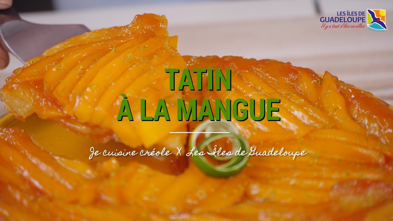 La recette de la tarte Tatin à la mangue, avec @jecuisinecreole