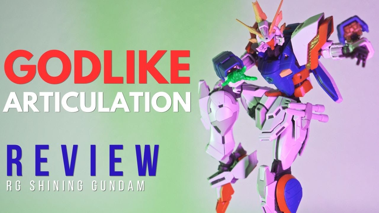 СОЗДАЙТЕ СВОЮ МЕХА-ФИГУРУ | Обзор RG Shining Gundam | Mobile Fighter G Gundam