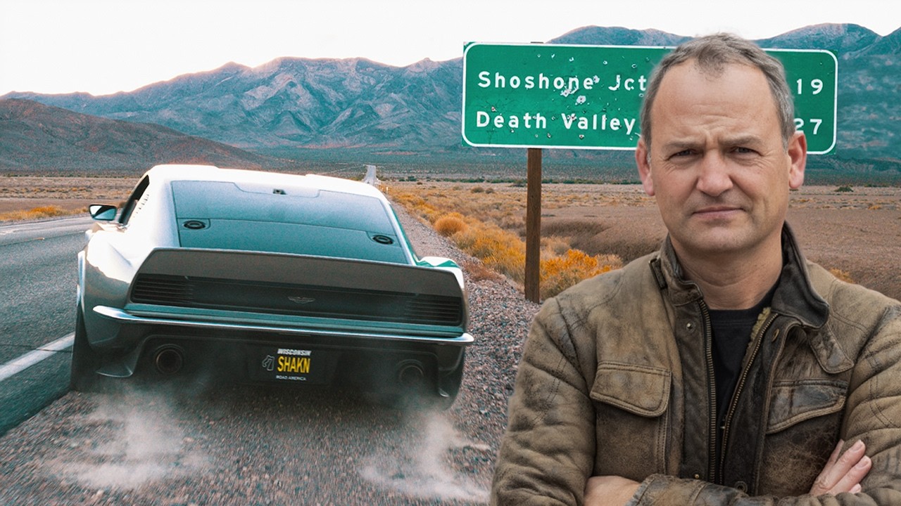 Death Valley Drive in Restomod Aston Martin