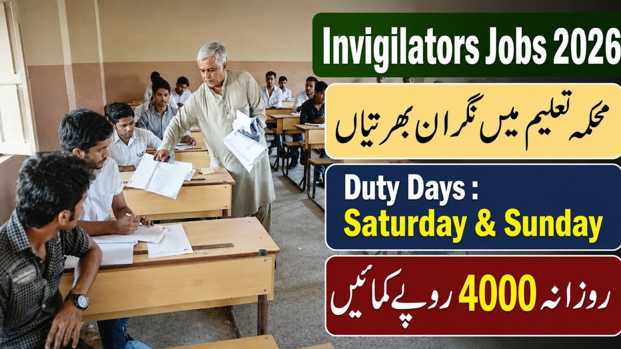 STS Department latest Jobs Update 2026 | Test Administration & Invigilators Examination Staff Online
