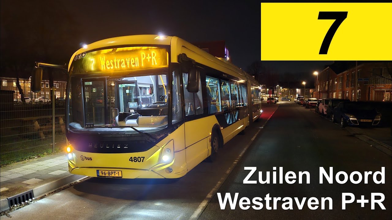 Busdriver's POV - U-OV lijn 7: Zuilen - P+R Westraven | Transdev Utrecht | Transdev 4807 | 2025