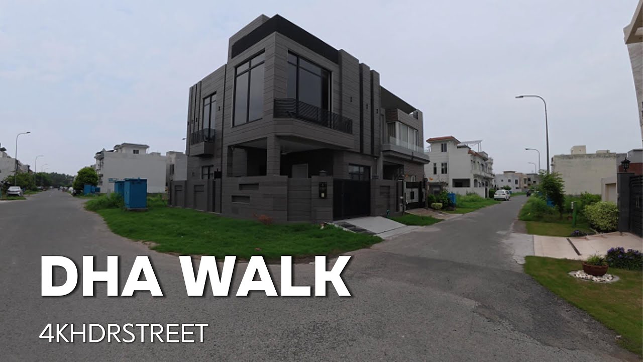 DHA Lahore Phase 6 Walk | Luxury vs Slums | 4K HDR