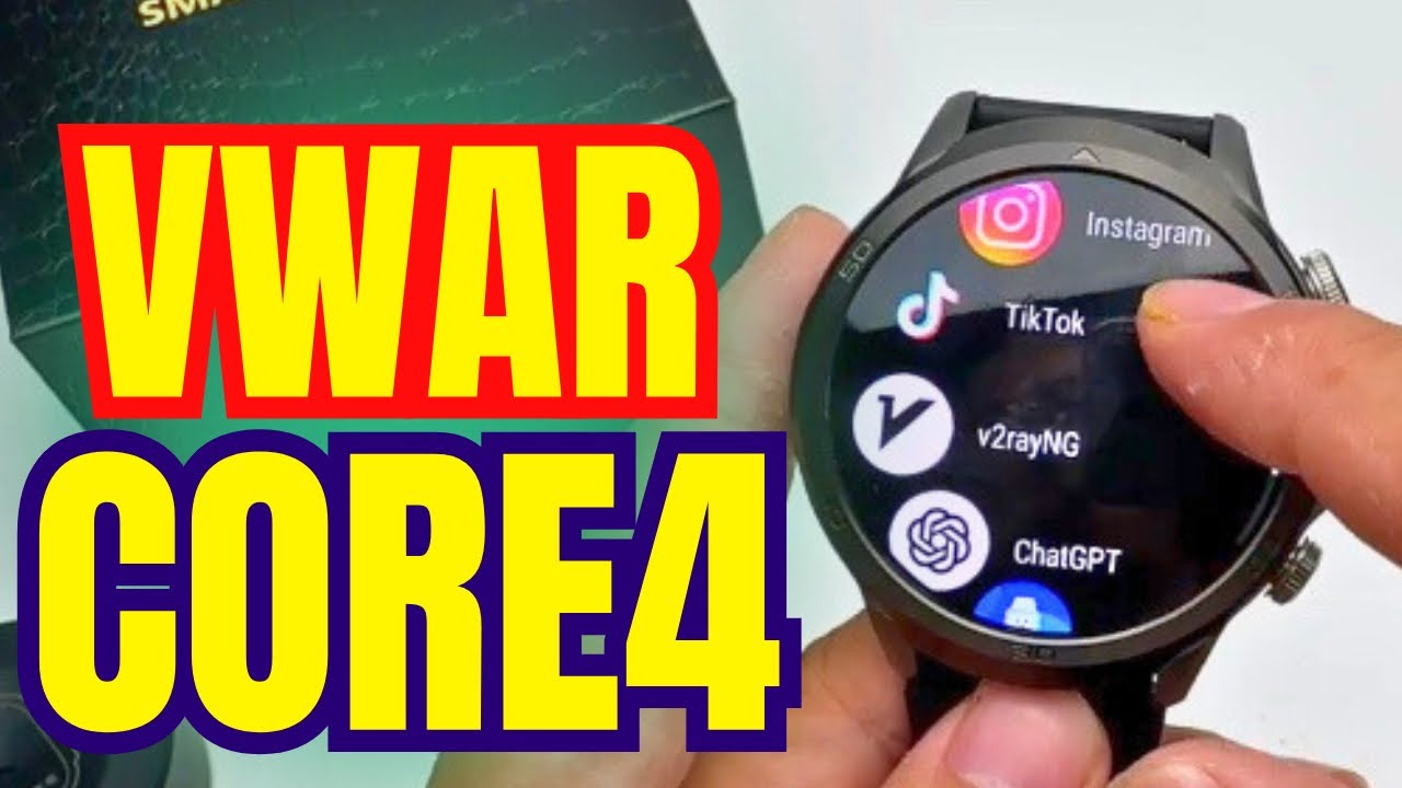 SMARTWATCH VWAR CORE4 4G - Unboxing Completo!