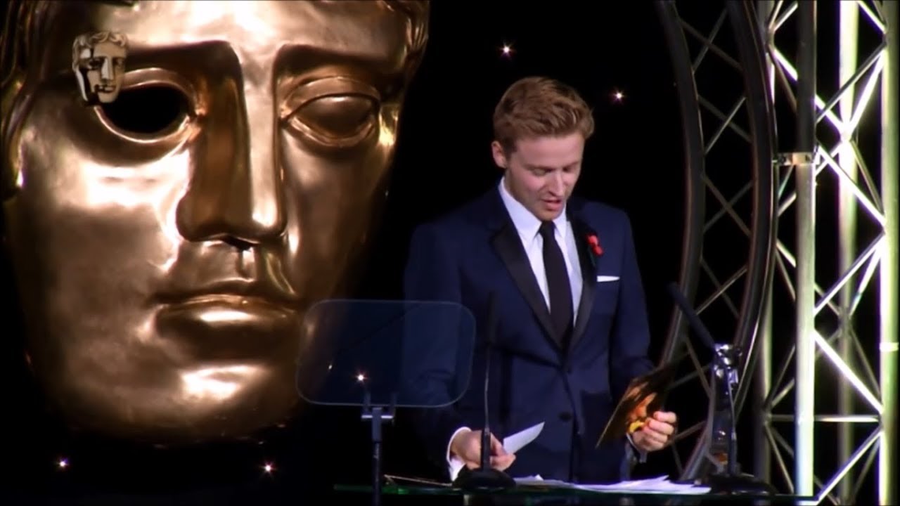 Jack Lowden presenting best short film at Bafta Scotland 2016