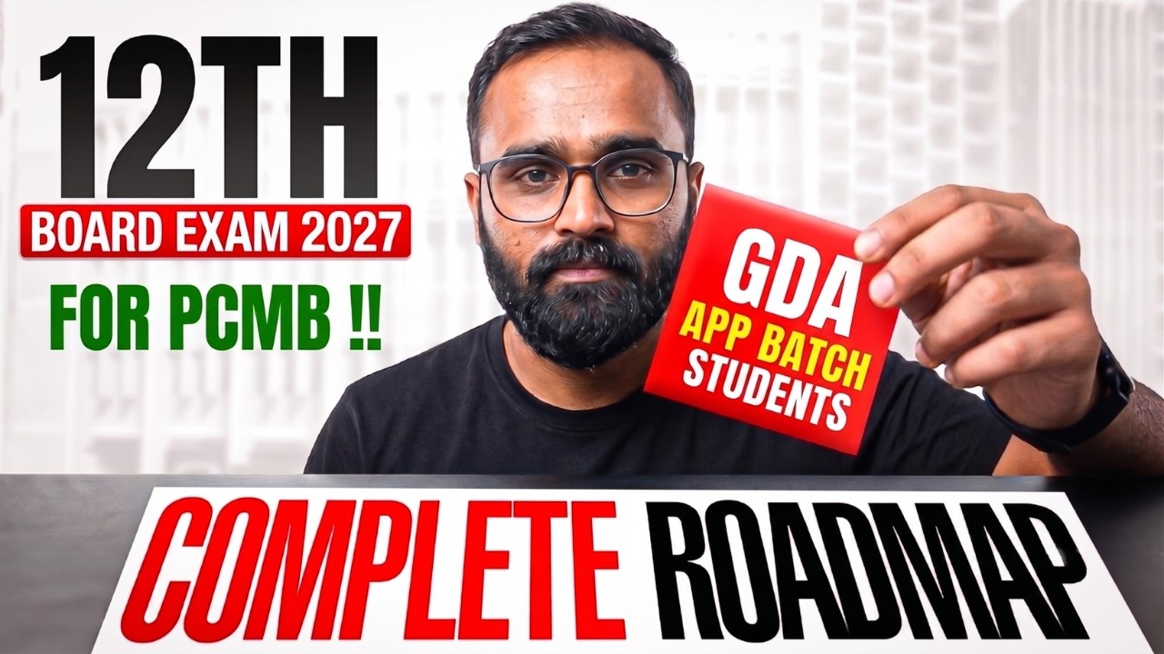 12th BOARD EXAM 2027 COMPLETE ROADMAP !! | PCMB STUDENTS | PRADEEP GIRI SIR