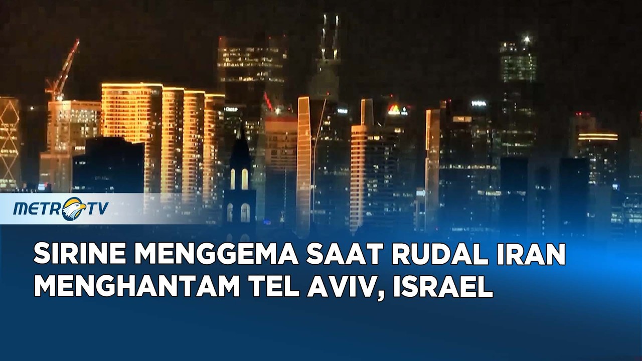 DETIK-DETIK SERANGAN BALIK IRAN MENGHANTAM ISRAEL DI TEL AVIV