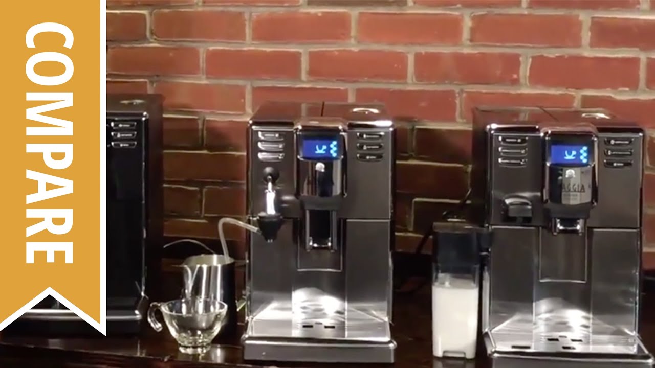 Compare: Gaggia Anima, Anima Deluxe and Anima Prestige Espresso Machines