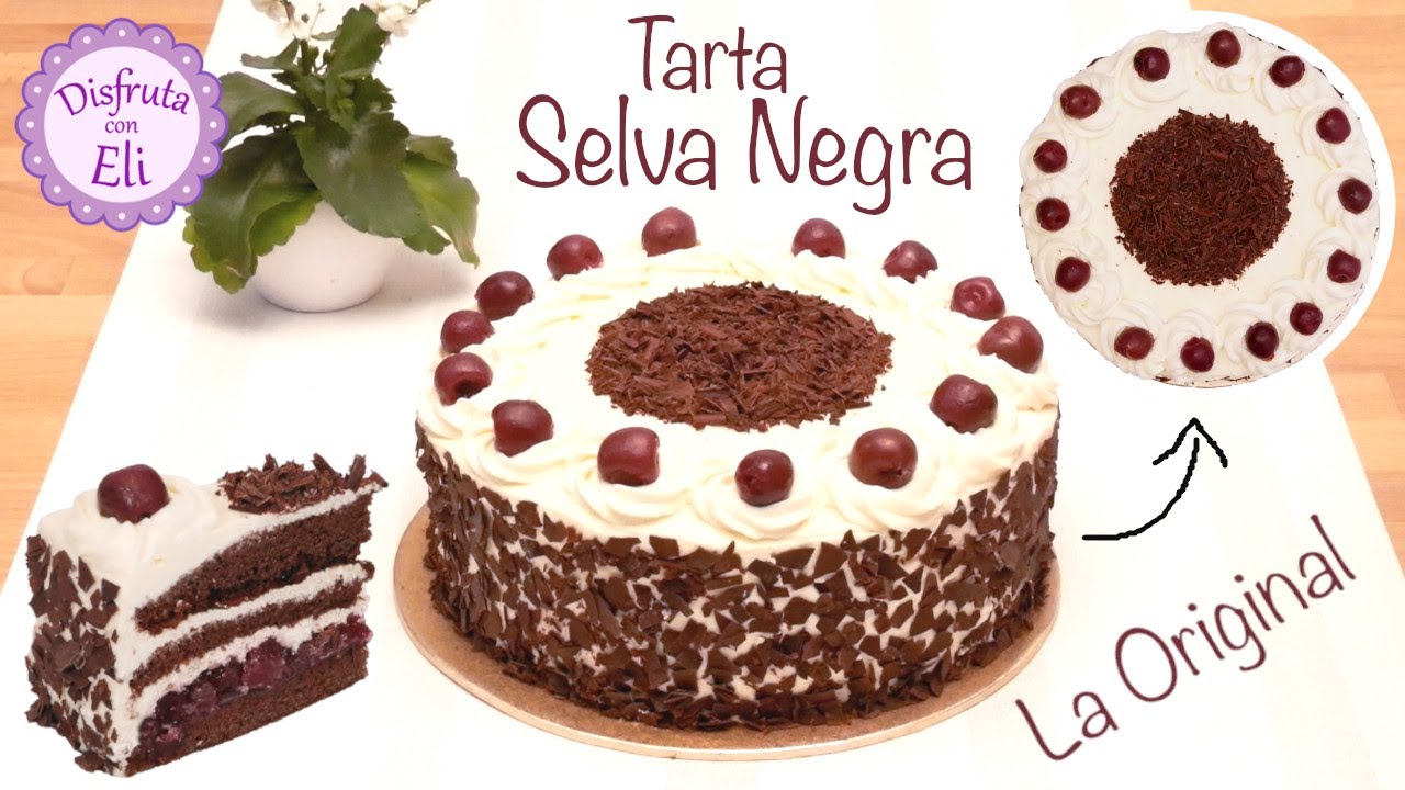 Así hacen la Tarta Selva Negra en Alemania! / Pastel selva negra (Black Forest Cake)