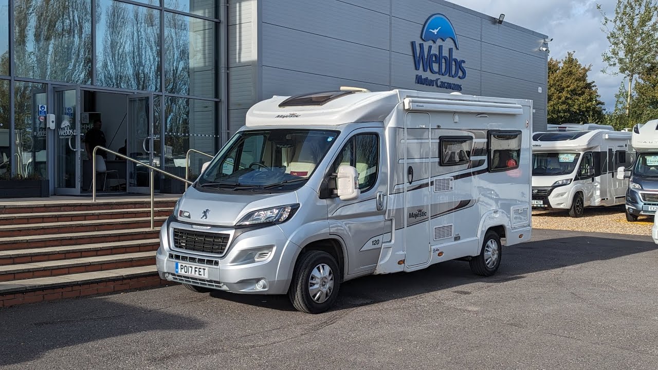 For Sale at Webbs Motor Caravans! Elddis Majestic 120 2017 2 berth