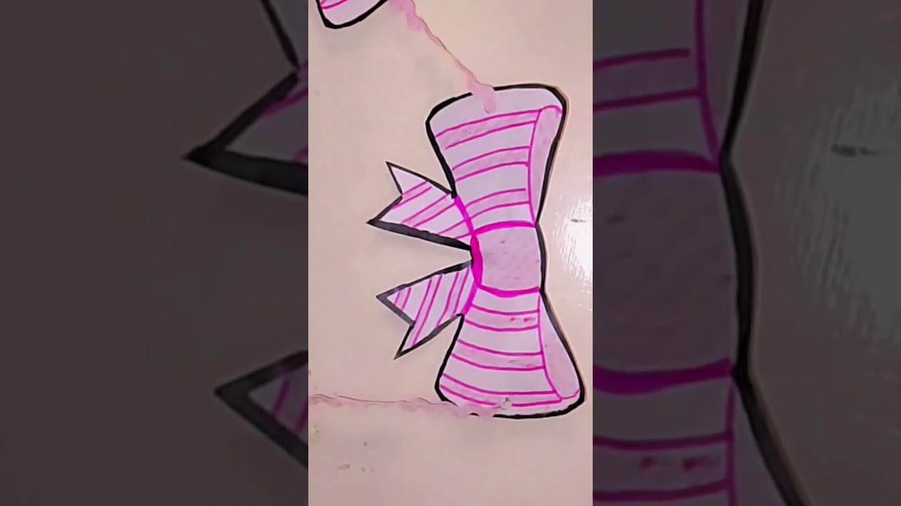 paper bow 🌸 viral trending video