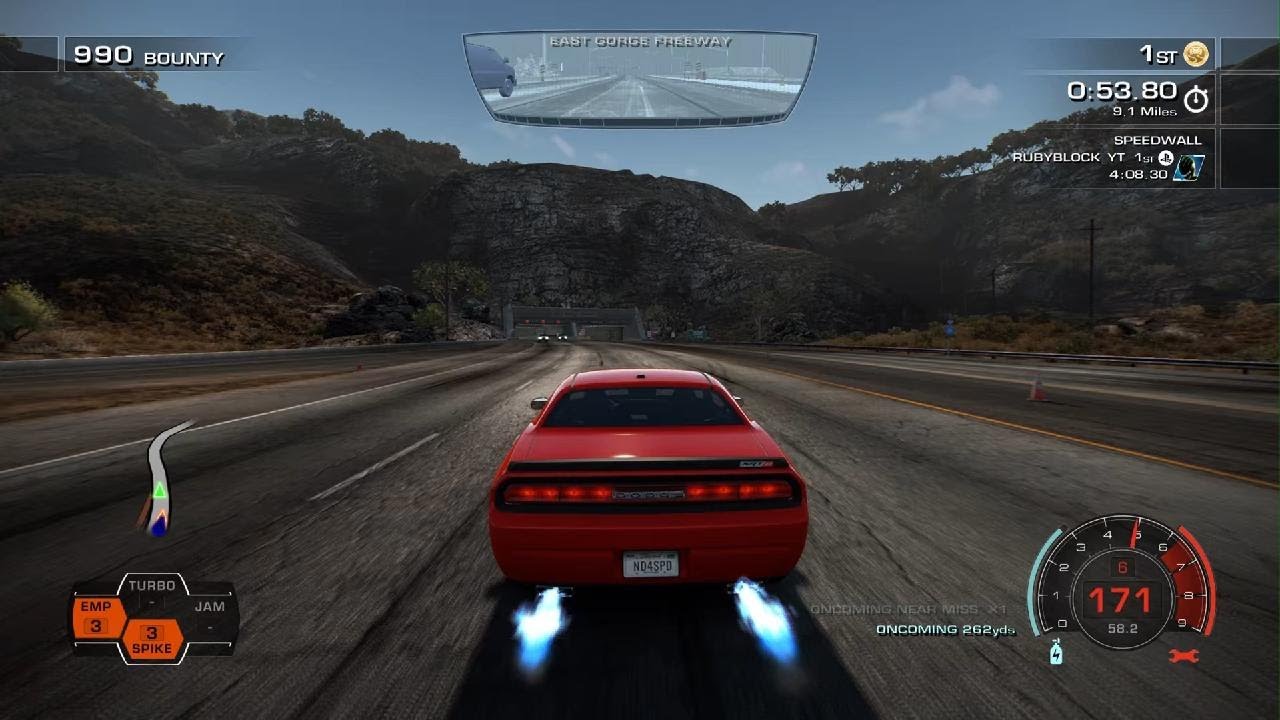 NFS hot pursuit Dodge Challenger like it's the Crew 1
