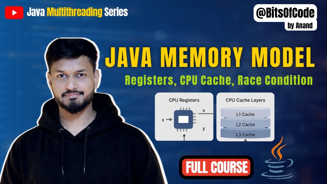 #4 Java Memory Model | Registers, CPU Cache, Race Condition,Volatile, Synchronized | Part - 1