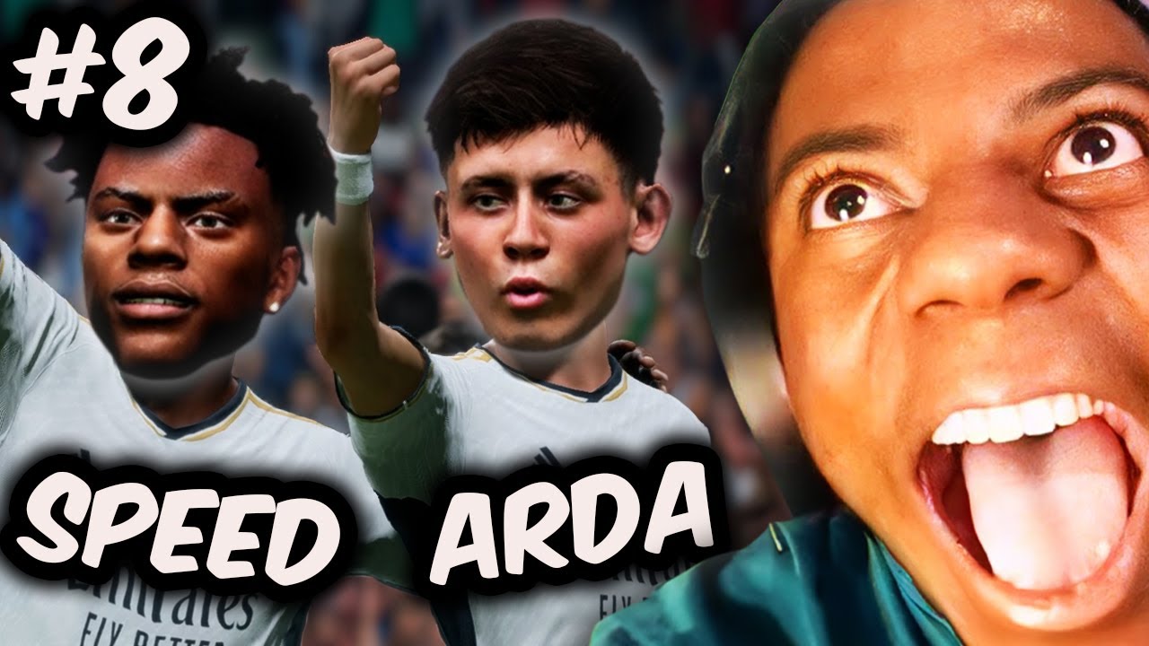 Speed ve Arda Güler Bitirici İkili!! | iShowSpeed FC 24 Oyuncu Kariyeri Rebuild #8