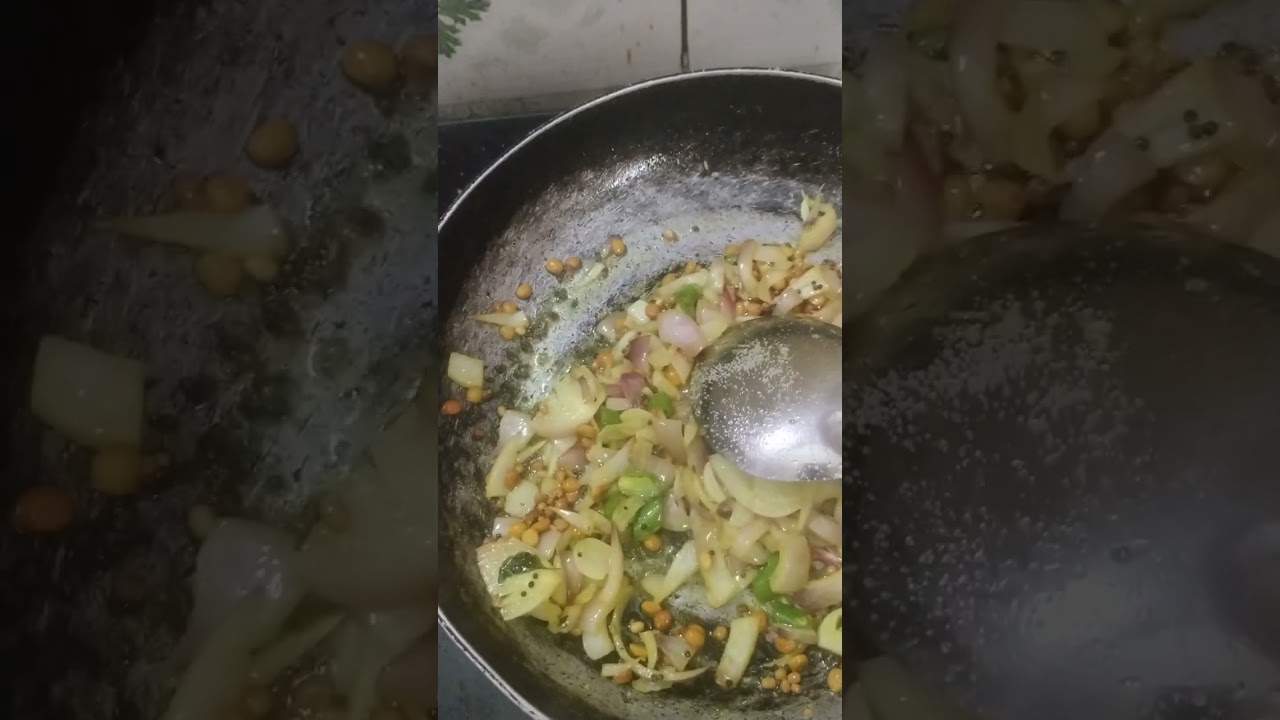 #cooking videos suvaiyana healthy aana manathakkali keerai poriyal seivathu eppadi parkalam vanga 😋👌