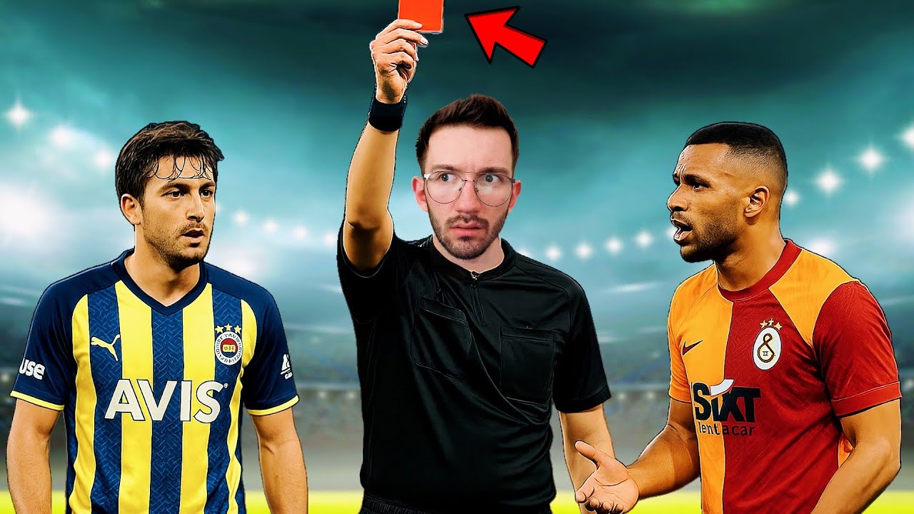 FUTBOL HAKEMİ OLUP DEV DERBİYİ YÖNETMEK !!