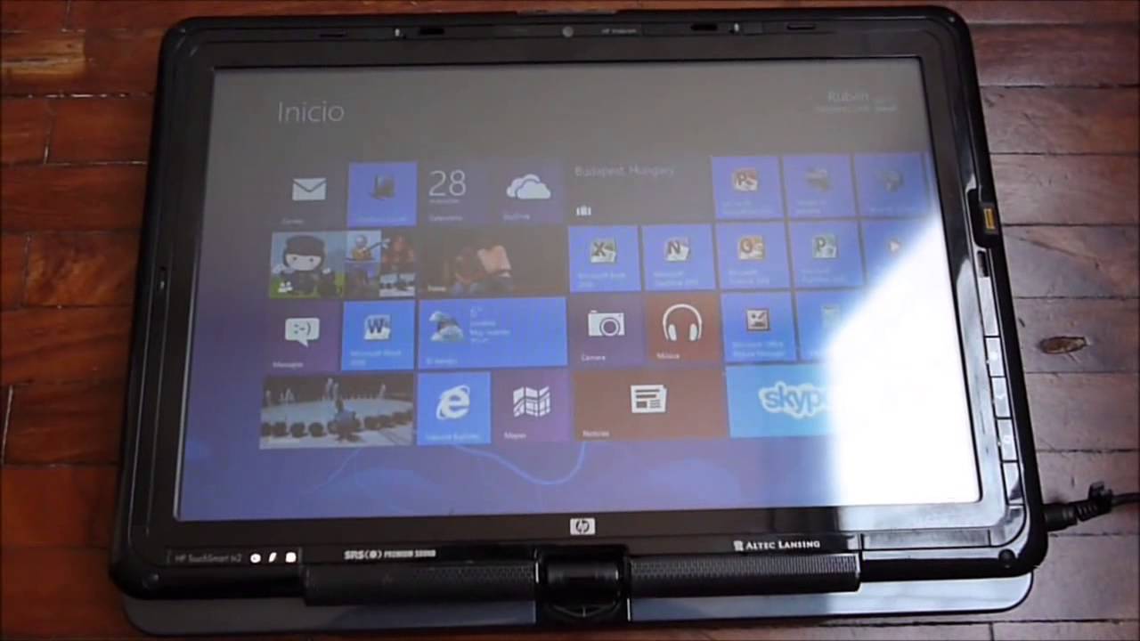 Mi antigua Hp TX2 con Windows 8