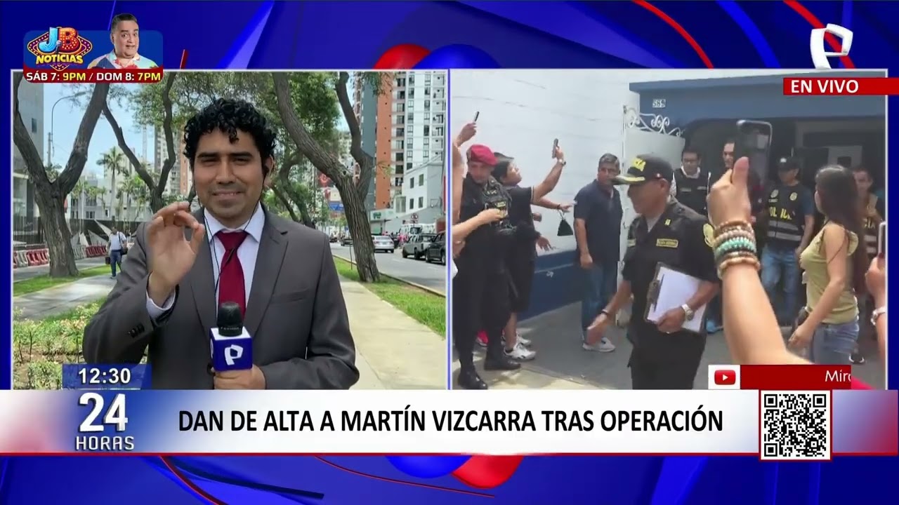 Martín Vizcarra regresa al penal Barbadillo tras operación al riñón