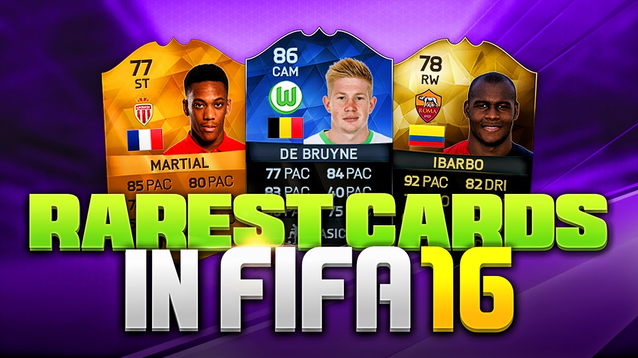 RAREST CARDS ON FIFA!